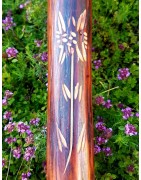 Boufadou en bois avec gravure Fleur Edelweiss